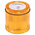 Werma 843 Series Amber Steady Effect Beacon Unit, 24 V dc, LED Bulb, AC, DC, IP54