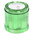 Werma 843 Series Green Steady Effect Beacon Unit, 24 V dc, LED Bulb, AC, DC, IP54