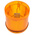Werma 644 Series Yellow Steady Effect Beacon Unit, 24 V dc, LED Bulb, AC, DC, IP65