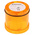 Werma 644 Series Yellow Steady Effect Beacon Unit, 24 V dc, LED Bulb, AC, DC, IP65