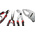 Facom 4-Piece Plier Set, 440 mm Overall