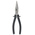 RS PRO Long Nose Pliers, 200 mm Overall, Straight Tip, 53mm Jaw