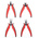 RS PRO 4-Piece Plier Set, 250 mm Overall