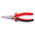 RS PRO Flat Nose Pliers, 160 mm Overall, Straight Tip, 50mm Jaw