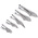 Teng Tools 5-Piece Locking Plier Set, 250 mm Overall