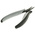 RS PRO Flat Nose Pliers, 140 mm Overall, Straight Tip, 17mm Jaw, ESD