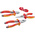 NWS NW782 3-Piece Combination Plier Set, VDE/1000V, 180 mm Overall