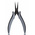 RS PRO Long Nose Pliers, 155 mm Overall, Straight Tip, 28mm Jaw, ESD