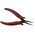 RS PRO Long Nose Pliers, 160 mm Overall, Straight Tip, 28mm Jaw