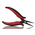 RS PRO Flat Nose Pliers, 160 mm Overall, Straight Tip, 28mm Jaw