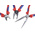 Knipex 3-Piece Plier Set, Straight Tip, 185 mm Overall