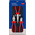 Knipex 3-Piece Plier Set, Straight Tip, 185 mm Overall