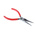 RS PRO Long Nose Pliers, 140 mm Overall, Straight Tip