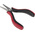 RS PRO Flat Nose Pliers, 130 mm Overall, Straight Tip