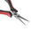 RS PRO Long Nose Pliers, Straight Tip