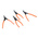Bahco 4-Piece Circlip Plier Set, 250 mm Overall
