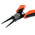 Bahco Round Nose Pliers, 135 mm Overall, 22mm Jaw