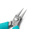 Weller Erem Long Nose Pliers, 120 mm Overall, Straight Tip, 23mm Jaw