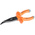 Penta MS13 Long Nose Pliers, 185 mm Overall, Bent Tip, VDE/1000V, 48mm Jaw
