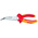 Gedore 2910845 Long Nose Pliers, 200 mm Overall, Straight Tip, VDE/1000V