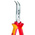 Gedore 2910845 Long Nose Pliers, 200 mm Overall, Straight Tip, VDE/1000V