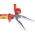 Knipex Long Nose Pliers, 160 mm Overall, Straight Tip, VDE/1000V, 50mm Jaw