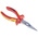 Knipex Long Nose Pliers, 160 mm Overall, Straight Tip, VDE/1000V, 50mm Jaw
