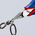 Knipex 35 32 Long Nose Pliers, 115 mm Overall, Straight Tip, 22.5mm Jaw