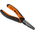 Bahco Flat Nose Pliers, 140 mm Overall, Straight Tip, 40mm Jaw