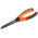 Bahco 2421 Flat Nose Pliers, 180 mm Overall, Straight Tip, 64mm Jaw
