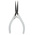 Facom Long Nose Pliers, 140 mm Overall, Straight Tip, 35mm Jaw