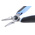 Lindstrom RX 7490 Electronics Pliers, Flat Nose Pliers, 146.5 mm Overall, Straight Tip, 20mm Jaw, ESD