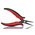 RS PRO Long Nose Pliers, 160 mm Overall, Straight Tip, 28mm Jaw