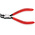 Knipex Circlip Pliers, 130 mm Overall, Angled Tip