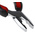 Facom Combination Pliers, 185 mm Overall, Straight Tip, 36mm Jaw