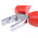 Knipex Combination Pliers, 110 mm Overall, Straight Tip