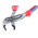 Knipex Alligator® Water Pump Pliers, 180 mm Overall, Flat, Straight Tip, 36mm Jaw