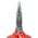 Bahco Long Nose Pliers, 200 mm Overall, Straight Tip, 72mm Jaw