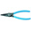 Gedore Circlip Pliers, 322 mm Overall, Straight Tip, 84.5mm Jaw