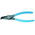 Gedore 6704640 Circlip Pliers, 292 mm Overall, Bent Tip, 65mm Jaw