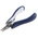 ideal-tek 25.E Electronics Pliers, Flat Nose Pliers, 135 mm Overall, Straight Tip, 10mm Jaw, ESD