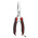 Facom Long Nose Pliers, 200 mm Overall, Straight Tip, 75mm Jaw