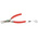 Facom Circlip Pliers, 140 mm Overall, Straight Tip
