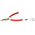 Facom Circlip Pliers, 180 mm Overall, Straight Tip