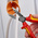 Knipex Stripping and drawing pliers, 165 mm Overall