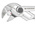 Facom PWF250 Plier Wrench, 250 mm Overall, Angled Tip