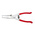 Facom Valve Stem Seal Pliers, 235 mm Overall, Straight Tip, 80mm Jaw