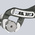 Knipex Alligator Water Pump Pliers, 310 mm Overall, Angled Tip