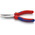 Knipex Long Nose Pliers, 170 mm Overall, Straight Tip, 1.828125in Jaw