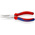 Knipex Long Nose Pliers, 195 mm Overall, Straight Tip, 50mm Jaw